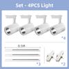 LED Track Light Set COB Track Lamp Rail Lighting for 20/30/40W Home Spotlight Indoor Clothing Shop Store Bedroom Lamp Fixture
