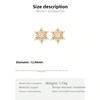 Snowflake Full Diamond Ear Buckle Earrings Earphones Diamond Buckle Accessories\ Earrings Stud Earrings Temperament
