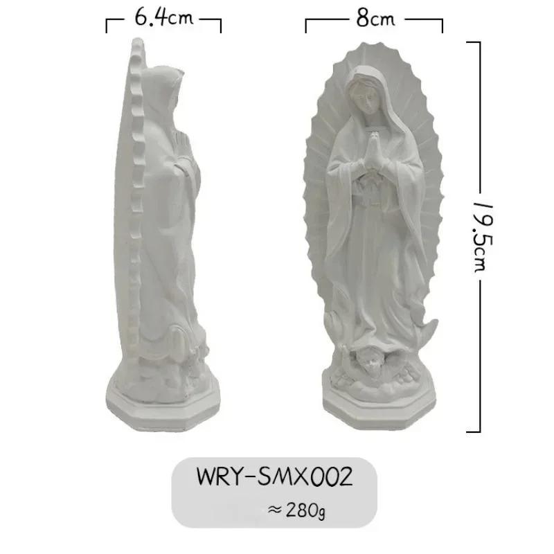 Wholesale of Mexican Virgin Mary Home Furnishings Porch Decoration Church Resin Crafts Shooting Props By Manufacturers Figurines