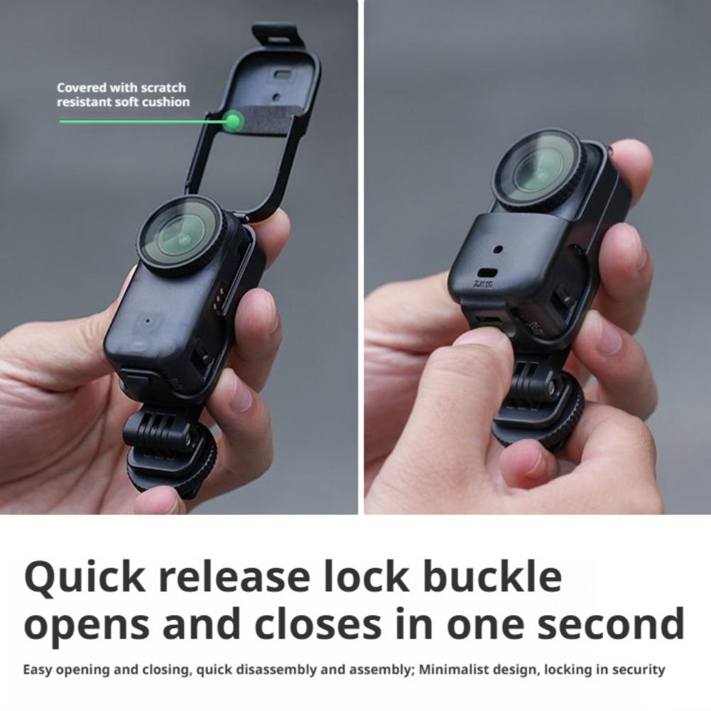 360° Rotation Adjustable Cold Shoe Adapter Mount Vertical & Horizontal Shoot Expand Frame For DJI OSMO NANO Camera Accessories