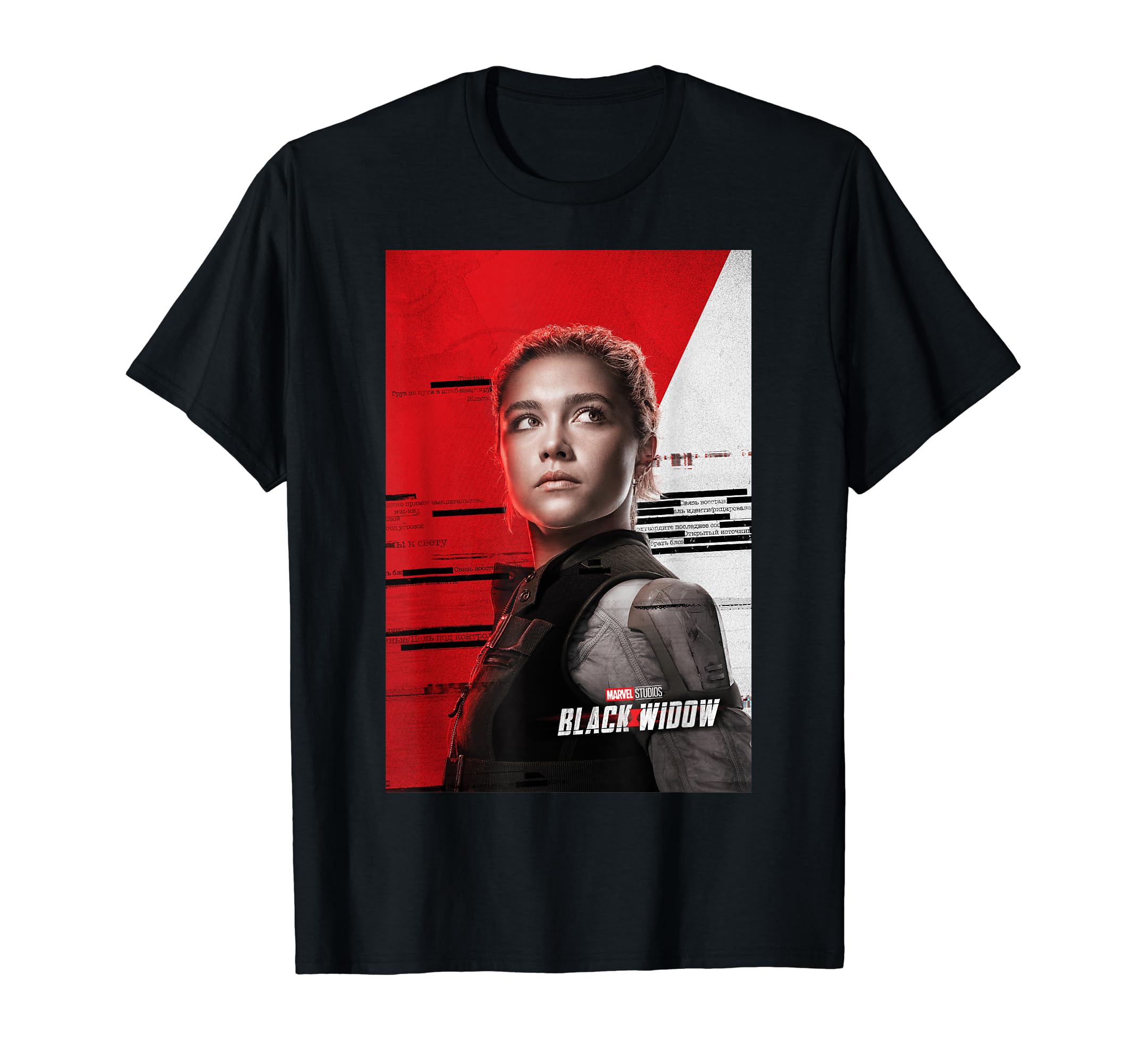 

Marvel Black Widow Yelena Belova Character Poster T-Shirt