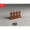 MOC Bricks Fence Railing Window Stairs Ladder Gate DIY Garden House Architecture Accessories Building Blocks Children's Toys