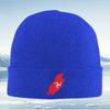 Red Island with Three Running Legs Unisex Women Unisex Knitted Hat Beanie Pullover Cap Winter Thermal Warm Christmas Outdoor Cyclin