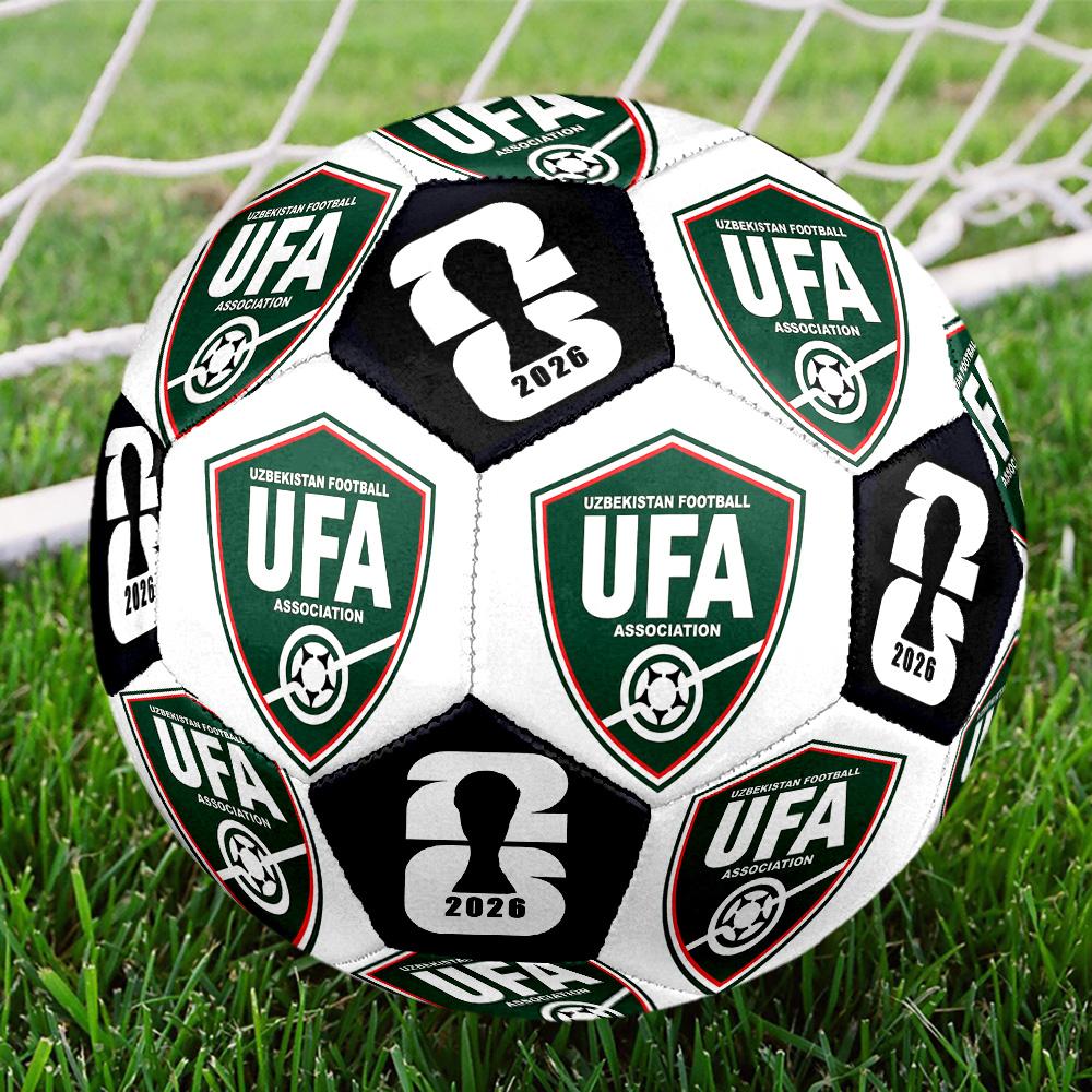 1 Stück Usbekistan Fußball Größe 5 Fußball Professioneller Spiel-Trainingsfußball Indoor & Outdoor Sportball Vereins-Trainingsball Leicht Durable y1
