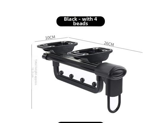 

Clothes Hanger Top Mounted Retractable Pants Rack Wardrobe Built In Slide Rail Closet Hooks Home Storage Rack