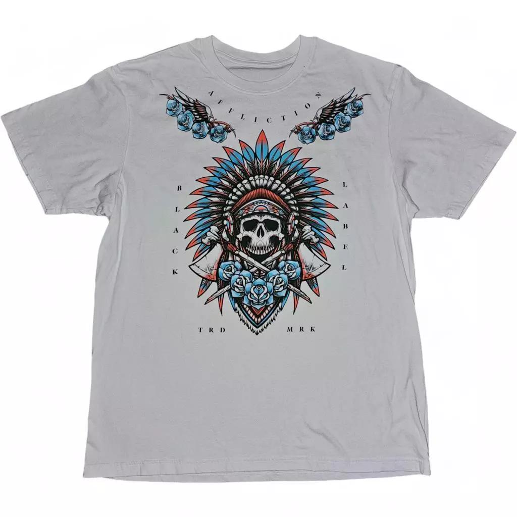 

Футболка Affliction Black Label Jaguar God White Premium Y2K XL