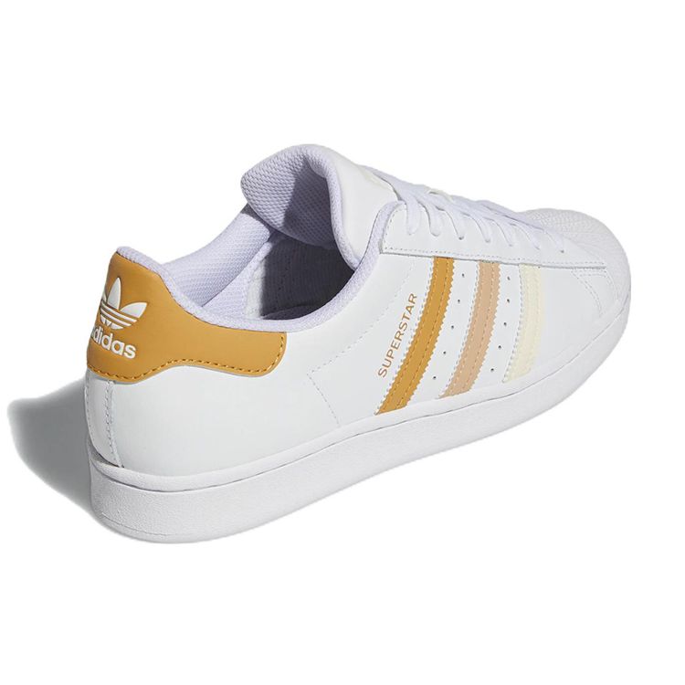 Adidas Superstar White Golden Beige Unisex Sneakers Cloud-White Magic-Beige HP5500
