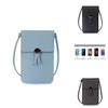 Women Transparent Touch Screen Mini Phone Pouch Shoulder Strap Mobile Bag With Snap Closure