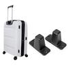 60 Mm Luggage Replacement Foot with PVC Black Finish, T Style Bottom Support for Suitcase Base Repair and Daily Ground Contact Control