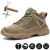 Steel Toe Work Boots Men Sport Safety Shoes Women Breathable Protective Work Shoes Men Safety Boots Anti-Smash Welder Shoes Male