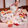 Year Of The Snake Mascot Lion Dance Snake 2in1 Throw Pillow Quilt Gift Blanket
