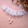 Sex Underwear Free Sex Underwear Women's Sexy T-pants Pearl Large Size Open Crotch Thong Lace Temptation Wholesale
