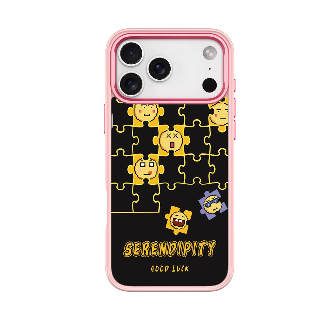 Applicable to Apple 17 mobile phone case, advanced sense 16 replaceable back plate 15promax magnetic mobile phone case, expression puzzle