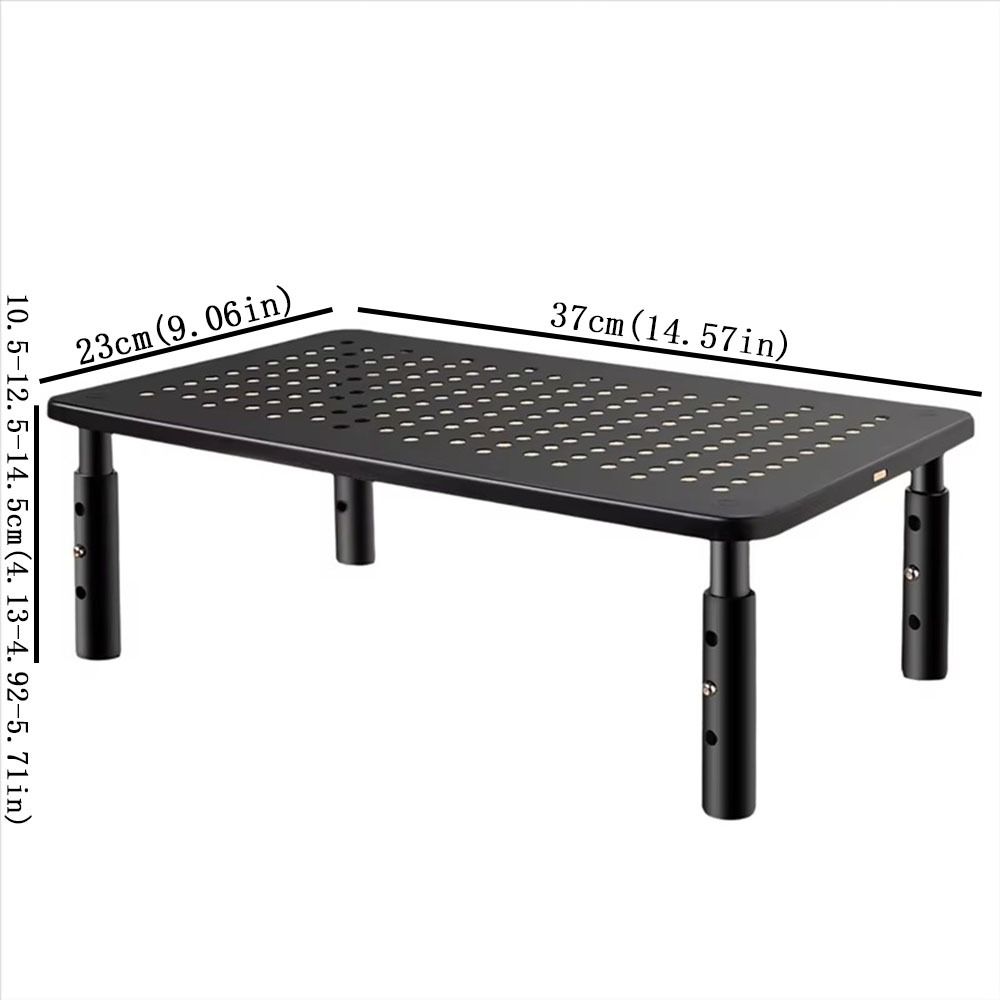 3 Height Adjustable Desktop Stand Riser Storage Drawer Laptop Dissipation Stand  Home Office