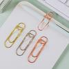 6Pcs Metal Heart Pen Clips Notebook Pen Holders Colored Paperclip Cute Shaped Clips School Supplies Organizer