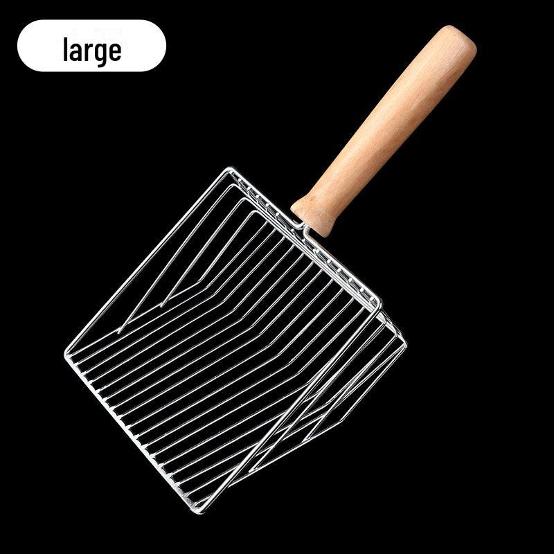 

Совок для котячого туалету Металева лопатка - Неіржавіюча сталь Товари для прибирання домашніх тварин Cat Litter Scoop