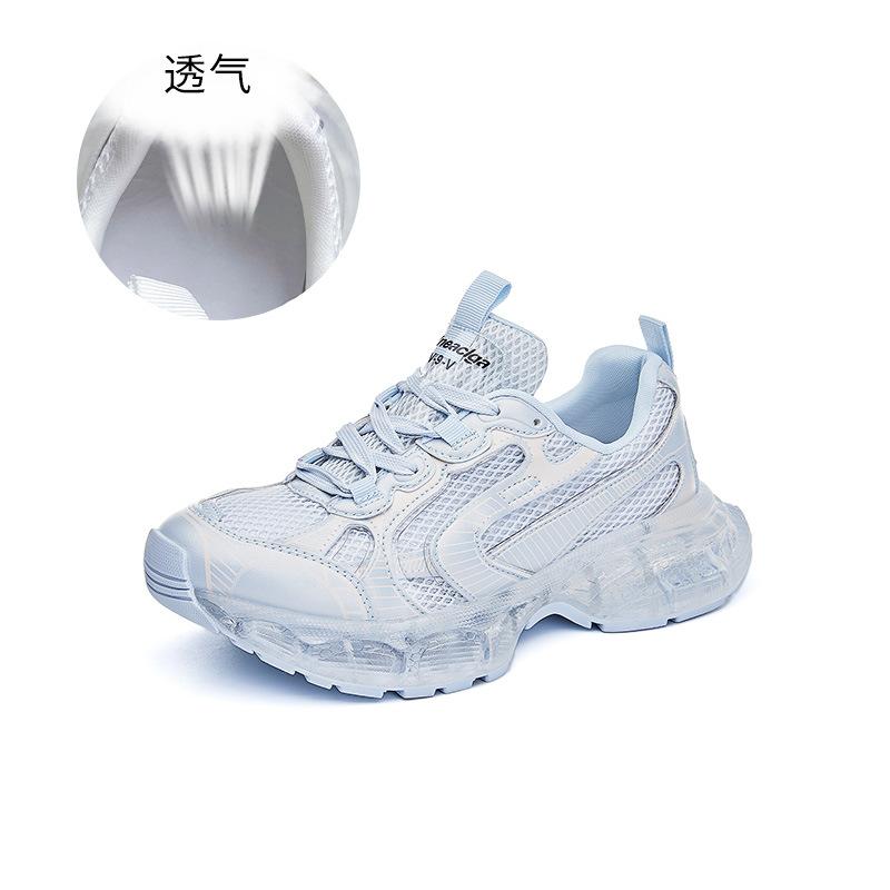 New Dad Shoes Women's 2025 Spring and Summer New Platform Sports Shoes Women's Light and Breathable Running Shoes High-value Women's Shoes