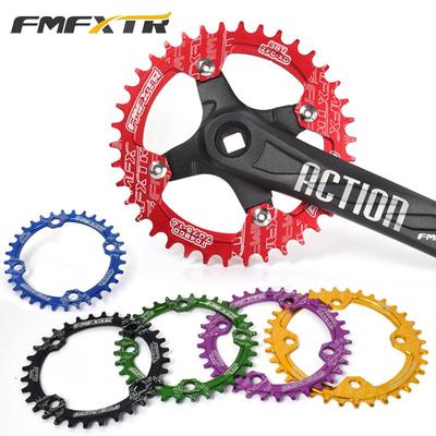 Prato de Corrente de Mountain Bike 104BCD Pedaleira, Opções de 32-42D, Design Redondo de Dente Único