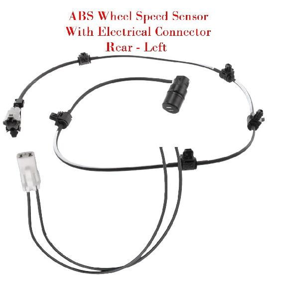 ABS Wheel Speed Sensor & Connector Rear left Fits Toyota Sequoia 2001-2007