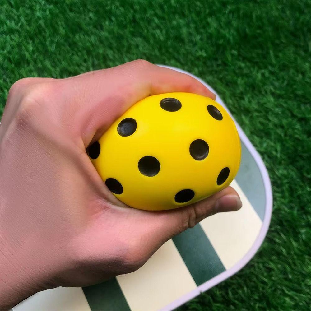 High Elasticity Foam Pickleballs Practice Balls Low Decibel Exact Real Ball  Sports Training