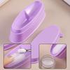 1 Pack Nail Art Glitter Recycling Box Dip System Duster Glitter Sequins Rhinestone Container Holder Nail Art Storage Nail Art Tools Salon