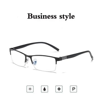 Kunststoff Lesebrille Schwarz Grau Rechteck Anti Blaulicht Brille Dekorative Brille Anti Augenbelastung Lesebrille