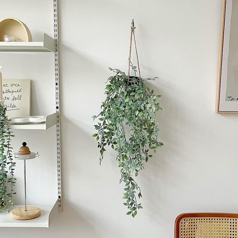 Long Artificial Vines Leaves Fake Hanging Plants Indoor Potted Plant Greeny Rattan Vine For Home Garden Wedding Decor