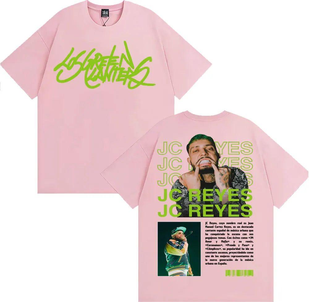 Raper Jc Reyes Trasa Koncertowa 2025 Koszulki Graficzne Męskie Damskie Moda Hip Hop Retro Koszulka Modna Codzienna Oversize Koszulka