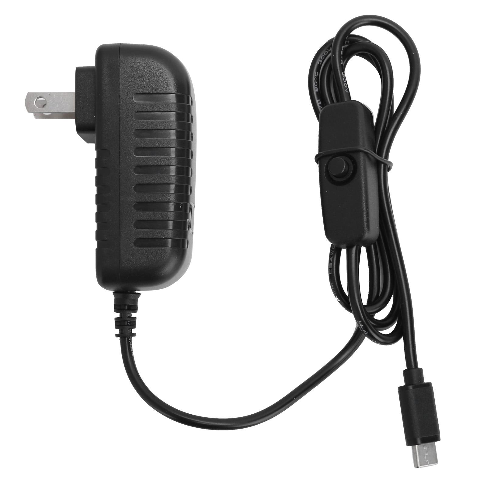 

Джерело живлення для адаптера живлення для зарядного пристрою 4B 5V 3A TypeC із перемикачем On OFF 100240V US Plug US Plug