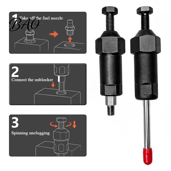 Grease Zerk Cleaner Fitting Cleaning Tool, Heavy Duty Cleaner, Up to 600PSI, Remove Cleanser from Fittings Pins Shafts Bushings, M6 M8 M10 Unclogger