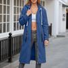 Women's Long Sleeve Pullover Hoodie Mid Length Casual Outerwear for Fall Winter