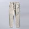 Men's Summer Ice Silk Quick-Dry Slim Fit Korean Style Straight Sports Pants