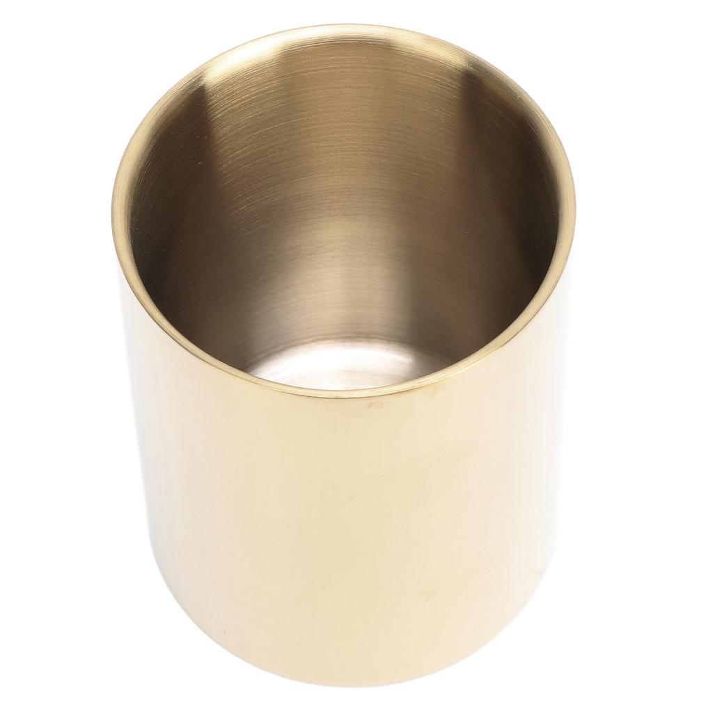 Gold Runde Edelstahl Stift Halter Nordic Robuste Edelstahl Blume Vase Gold Stift Topf f