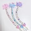 Kids' Cute Starfish Pearl Bow Braid Mesh Wig Ponytail