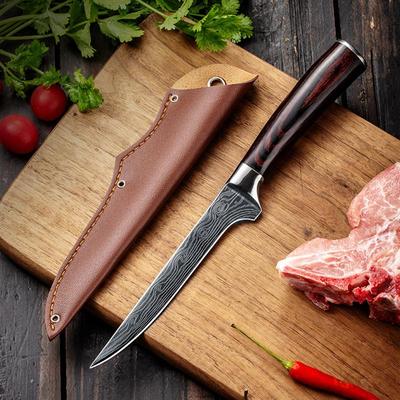 Stainless Steel Boning Knife Kitchen Meat Knives Fish Boning  Knife Vegetables Cutter