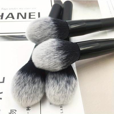 Professionelle 1 Pcs Schwarz Holzgriff Schönheit Gesicht Pinsel Foundation Pinsel Single Up Pinsel Werkzeuge