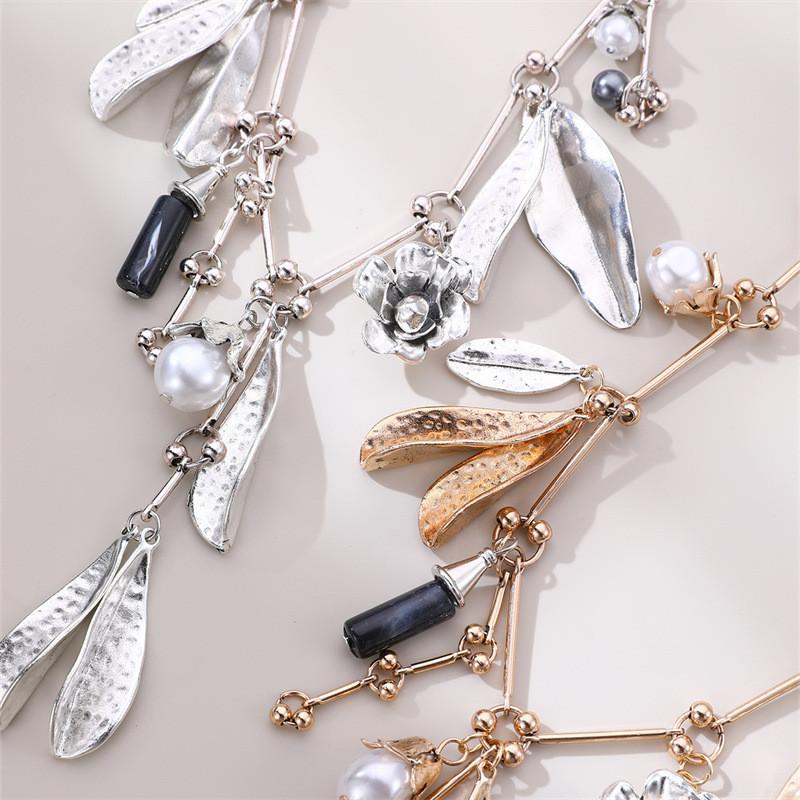 Punk Geometric Pendant Necklace For Women Winter Fashion With Alloy Material