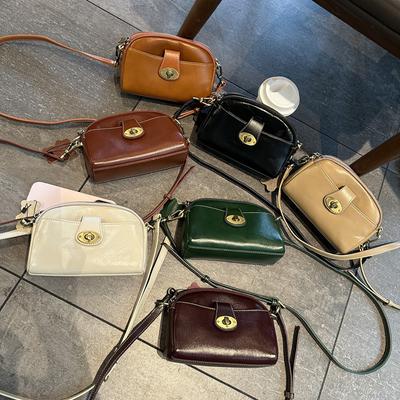 New Leather Women's Bag, Mobile Phone Bag, Shoulder Messenger Bag, Women's Mini Bag.
