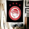 Olympiacos F.C Wall Hanging Printed Fabric Blanket Decorative Tapestries for Bedroom Living Room Home Decor