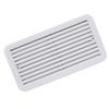 RV Side Air Ventilation Grille 13.78x7.32in UV Resistant Rectangle Air Vent Grill Cover for Camping Vehicle Motorhome