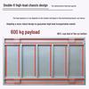 Silent Cage Trolley with Fence for Warehouse and Supermarket Logistics