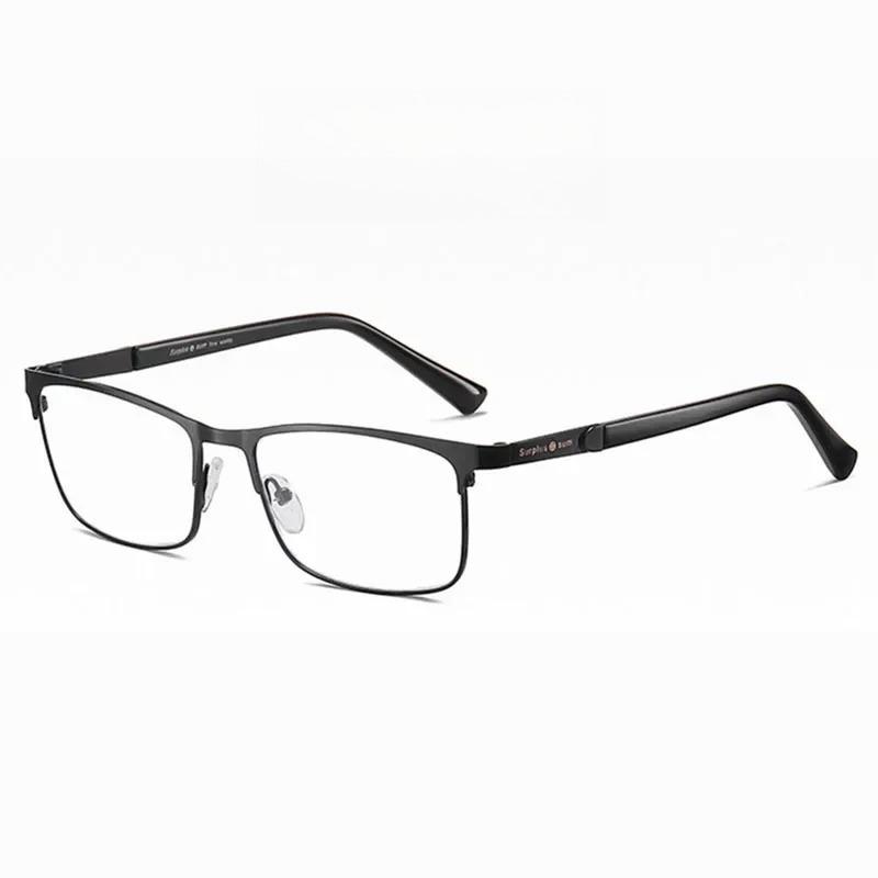 New Metal Full Frame Eyewear Anti Blue Light Blocking Presbyopia Reading Glasses for Man Woman Business Eyeglasses +1.0 To +4.0