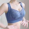 Ropa interior Verano Ligera Pechos Grandes Son Pequeños Anti-caída Reúne Espalda Bonita Sujetador para Mujer Sin Aro de Acero Ajustable Sujetador de Talla Grande