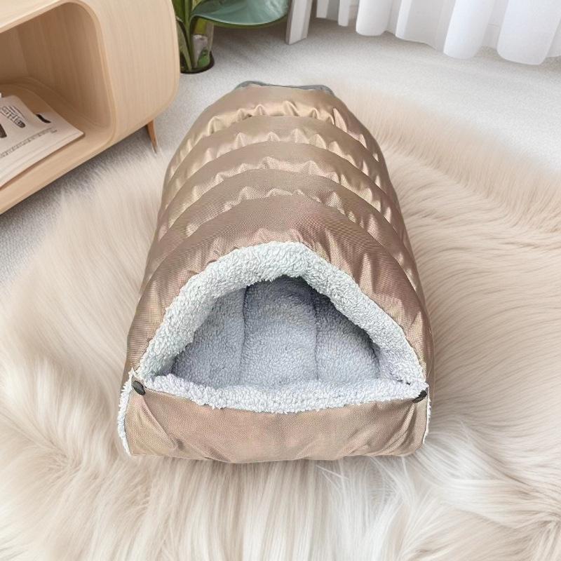 Cat & Small Dog Winter Warm Semi-Closed Nest - Spacious All-Season Sleeping Bag