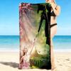 1Pc Fantasy Adventure Beach Towel, Quick Dry, Multi-Use for Beach Pool Gym Yoga Home Travel, Christmas, Halloween, Xmas Gift Em9297