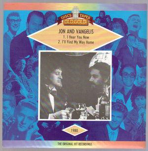 

7inch Record JON VANGELIS I Hear You Now Ill Find My Way H OG9785 Old Gold 1988 UK Dance Electronica Used