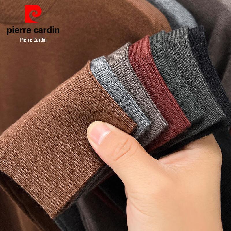 Pierre Cardin Men's Mock Neck Wool-Blend Sweater