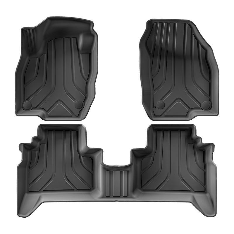 Compatible Floor Mats Set for 2025 Volkswagen Tharu: TPE Eco-Friendly Car, Trunk, and Seat Back Mats.