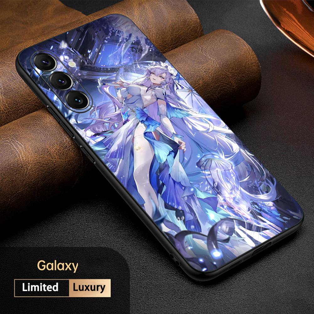 Cantarella beauty game girl pattern Phone Case For Samsung Galaxy S25 S24 S23 S22 S21 S20 Plus Ultra Note20 Soft Black