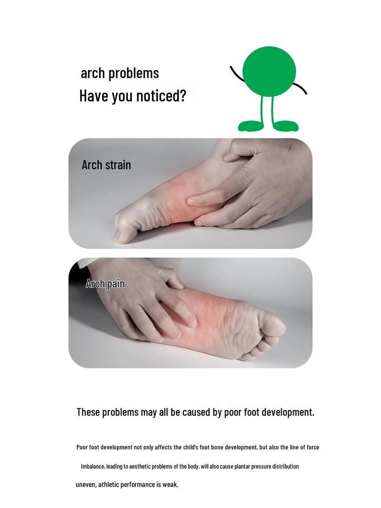 Orthotic Insoles for Flat Feet - Arch Support & Foot Correction for Adults